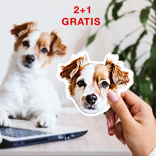 3x Autocollant personnalisé pour votre animal de compagnie